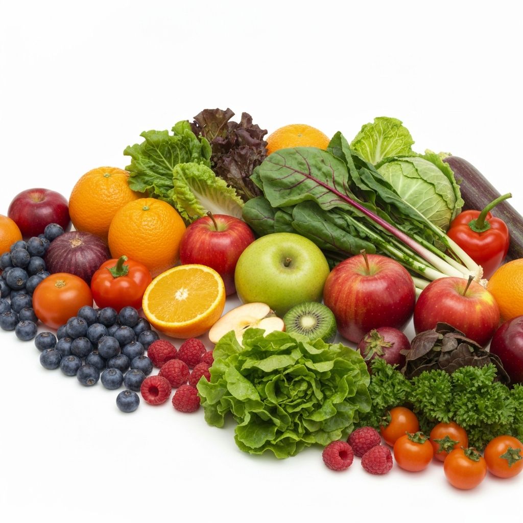 Frisches Obst und Gemüse